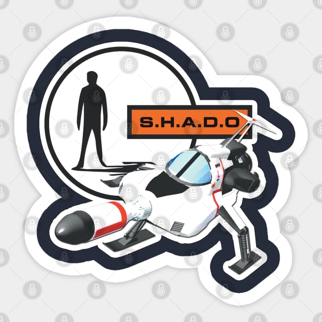 UFO Shado Interceptor Sticker by Meta Cortex